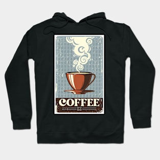 Vintage style Coffee Hoodie